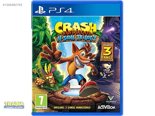 PS4 Crash Bandicoot N'Sane Trilogy (TEŞHİR)